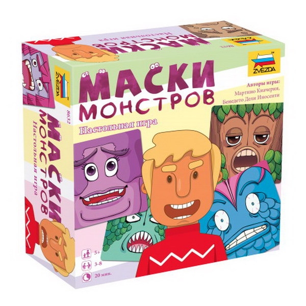 Игра настольная - Маски монстров  
